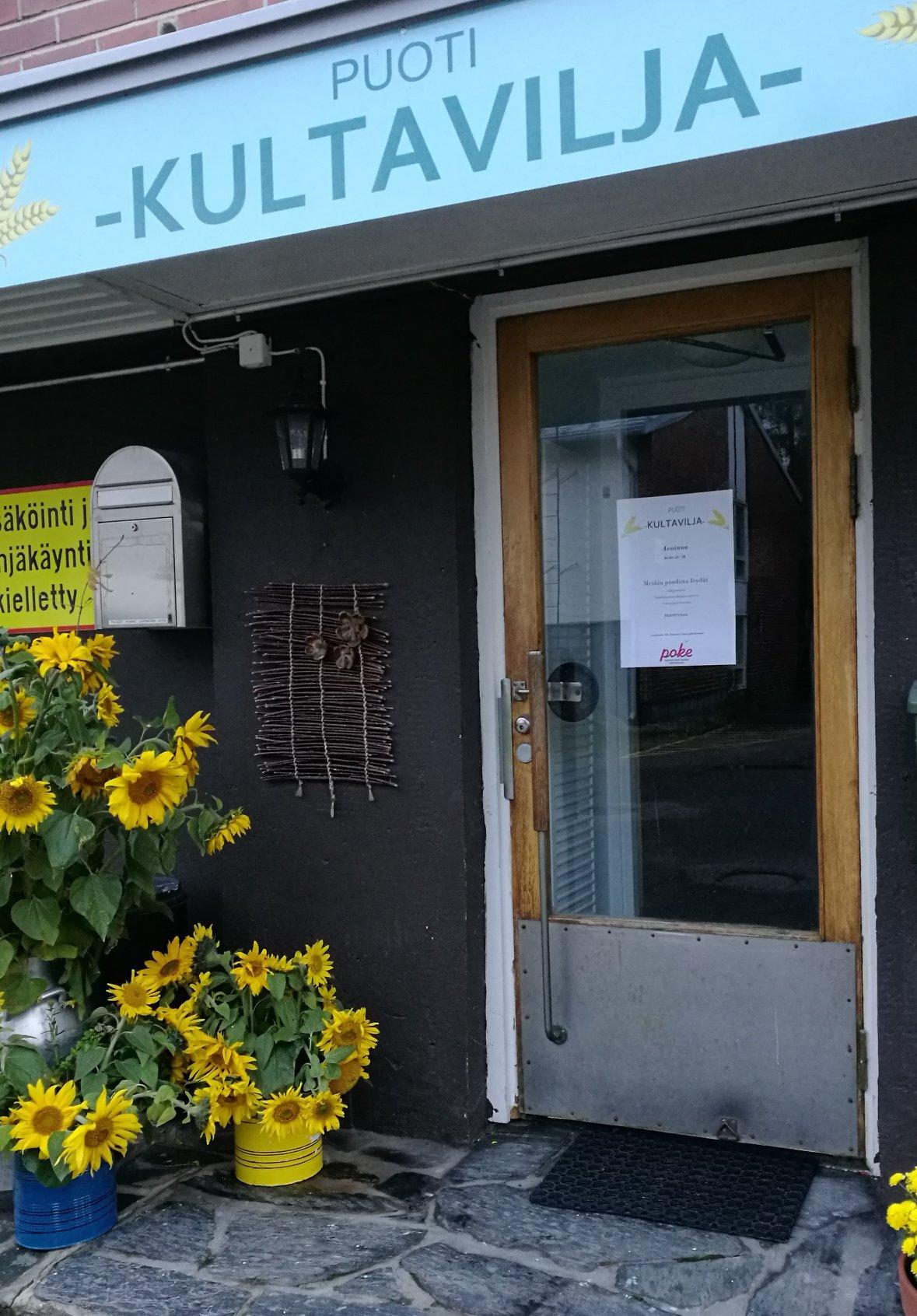 Kultavilja sisäänkäynti
