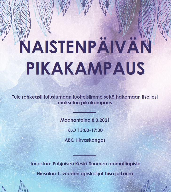 Pikakampauksia 8. maaliskuuta