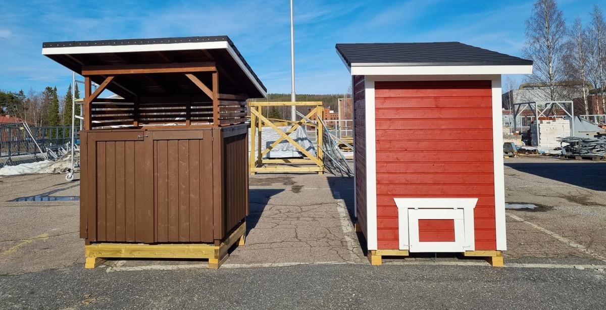 pienet rakennukset