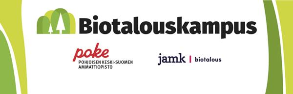 Poke ja jamk-biotalouskampus-logot