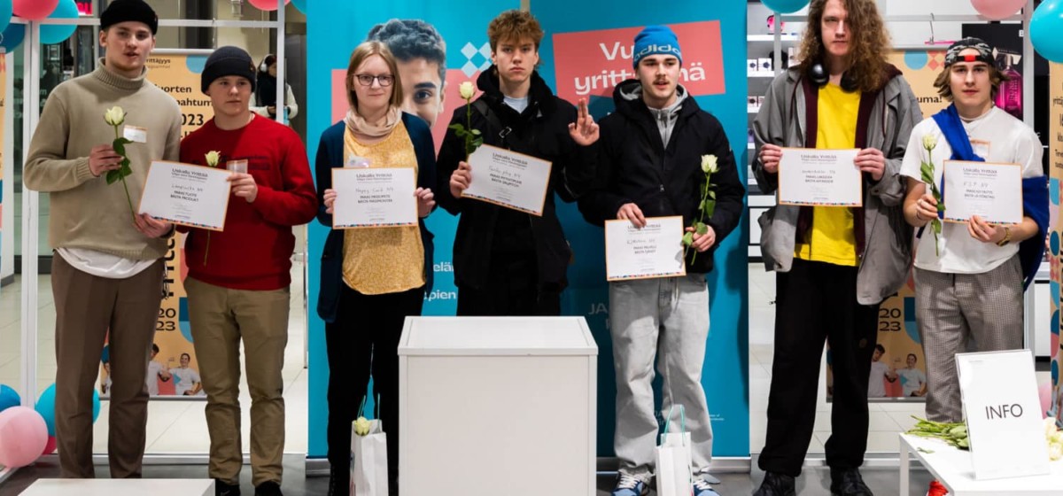 Uskalla yrittää -kilpailun voittajat