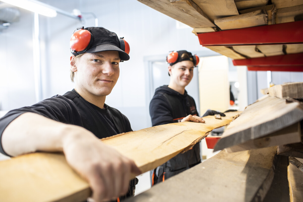 Puualan opiskelijat